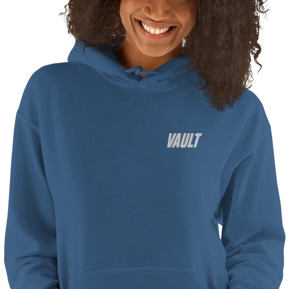 Vault Club Hoodie Embroidered - Multiple Colors - Vault Board Shop Vault