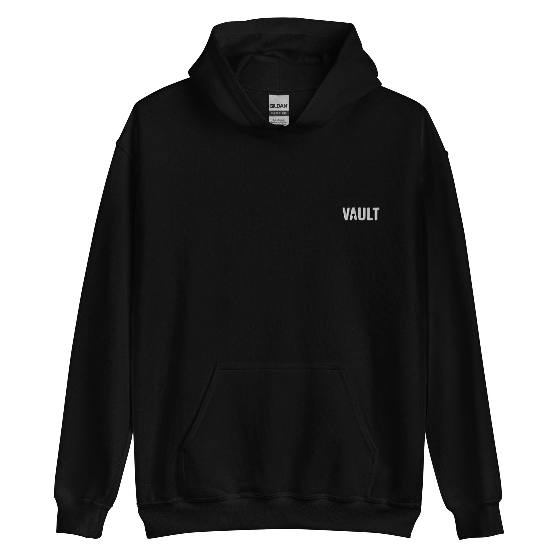 Vault Logo Embroidered Hoodie - Multiple Colors - Vault Board Shop Vault