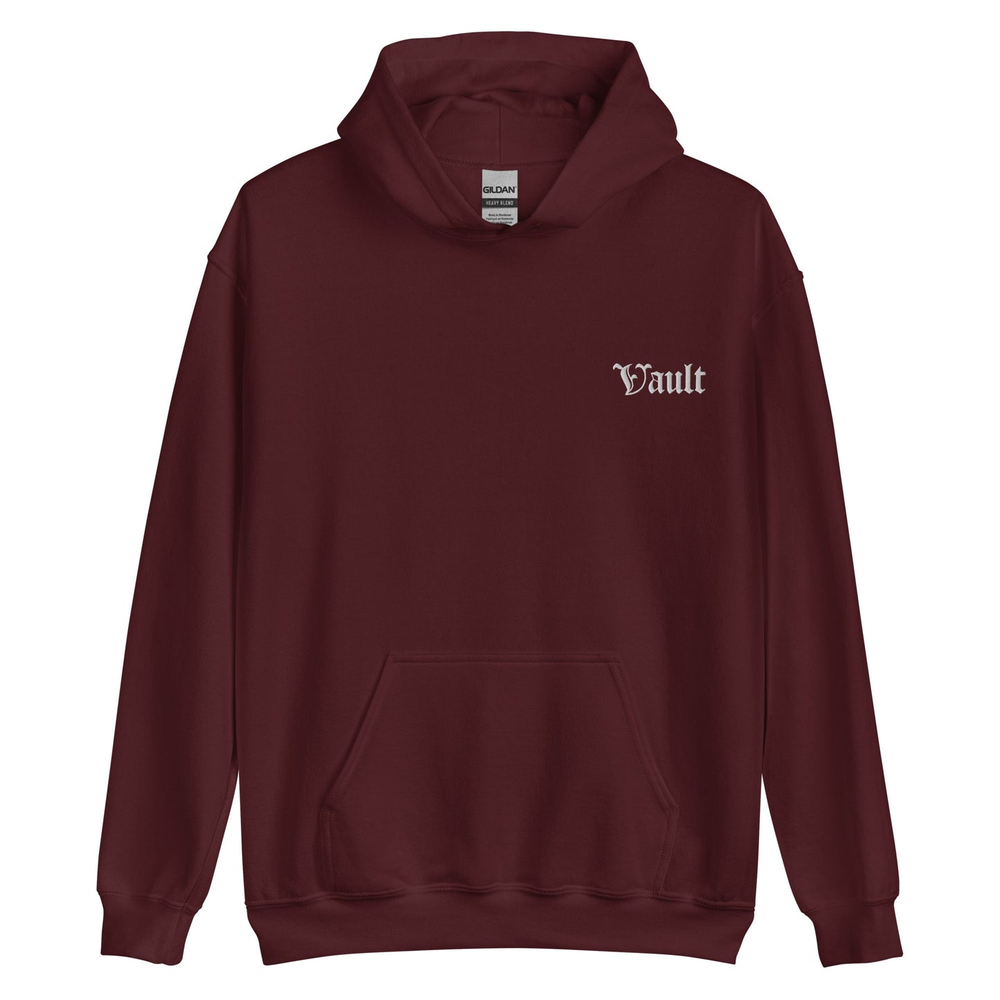 Vault Old - E Embroidered Logo Hoodie - Multiple Colors - Vault Board Shop Vault