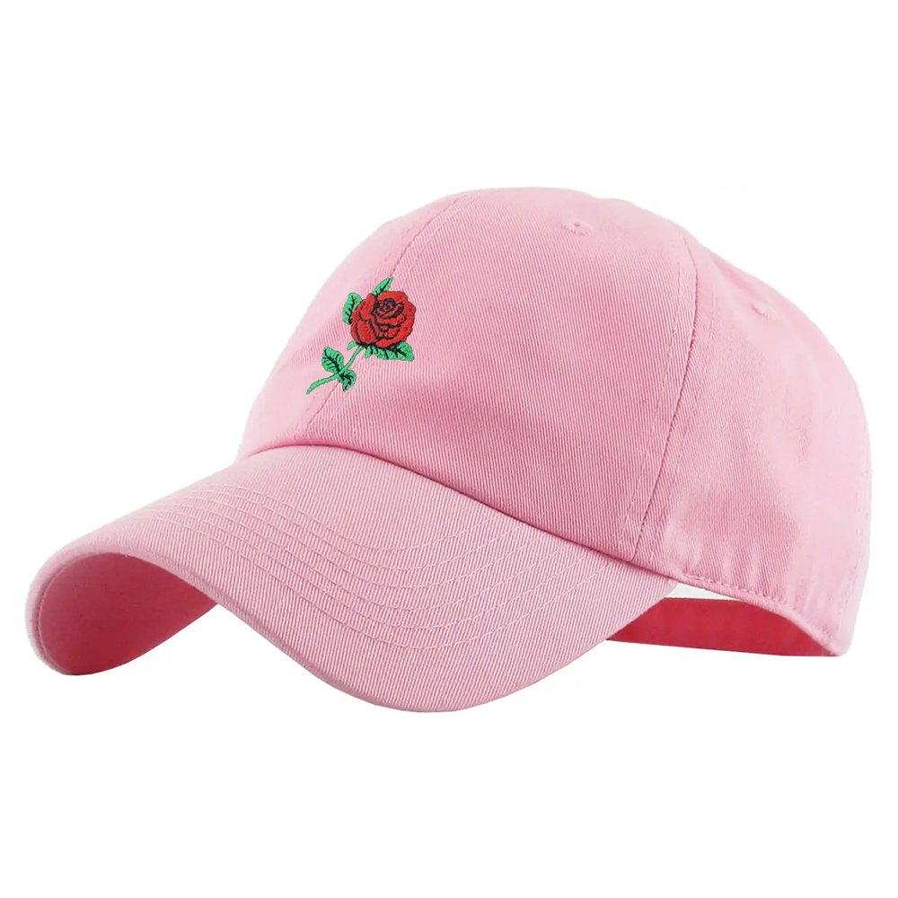 Vault Rose Embroidered Hat - Various Colors - Vault Board Shop Vault