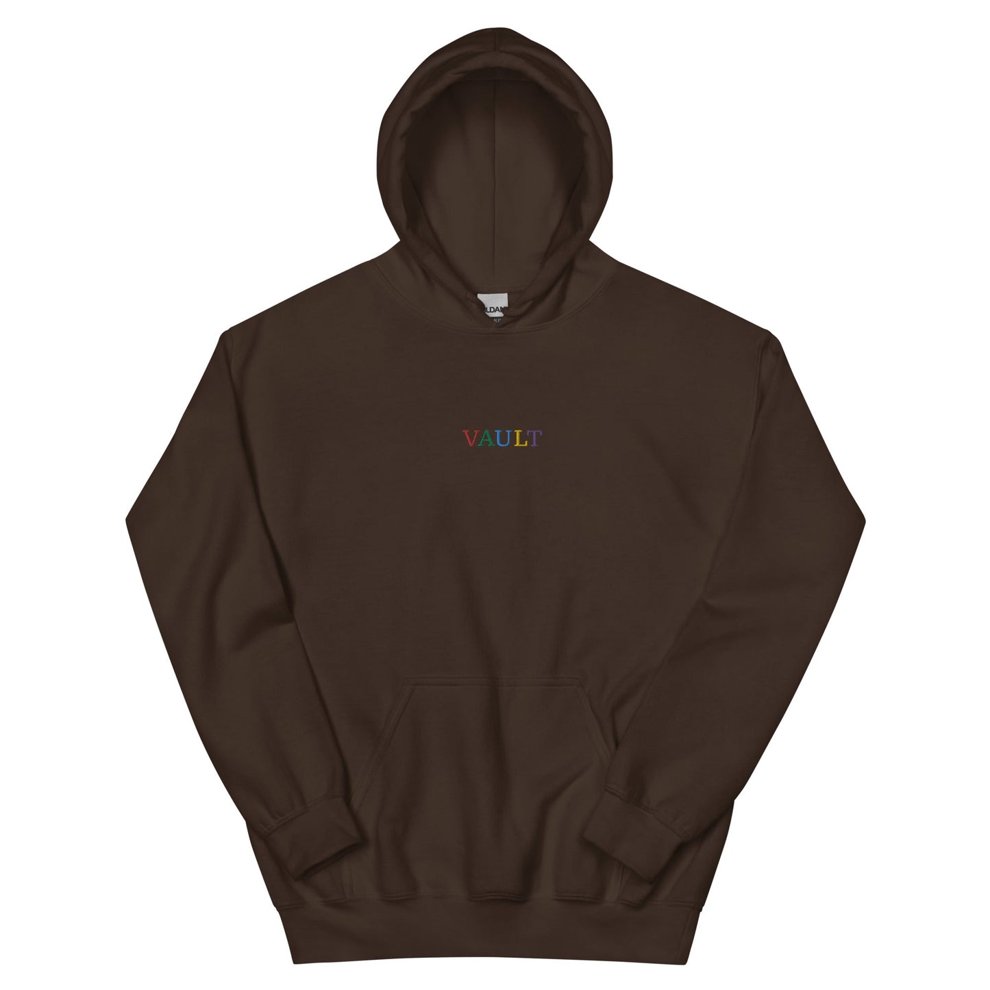 Vault Simple Embroidered Logo Hoodie - Multiple Colors - Vault Board Shop Vault