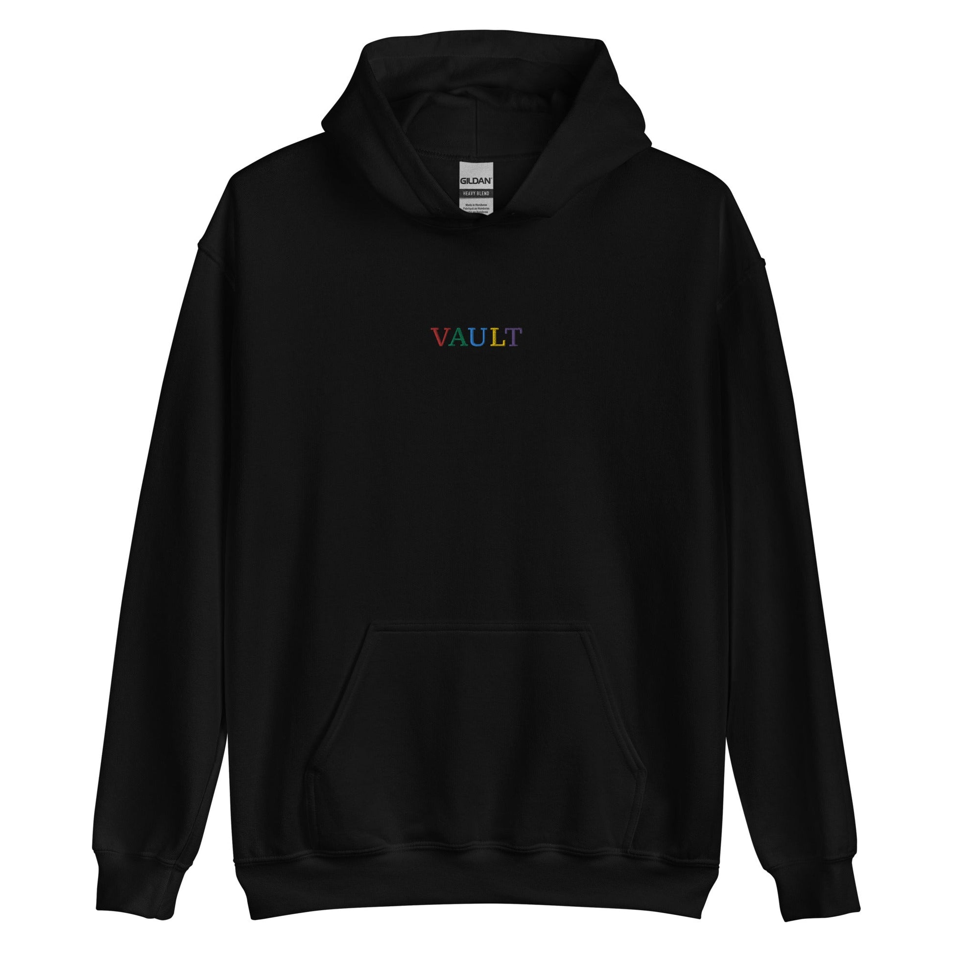 Vault Simple Embroidered Logo Hoodie - Multiple Colors - Vault Board Shop Vault