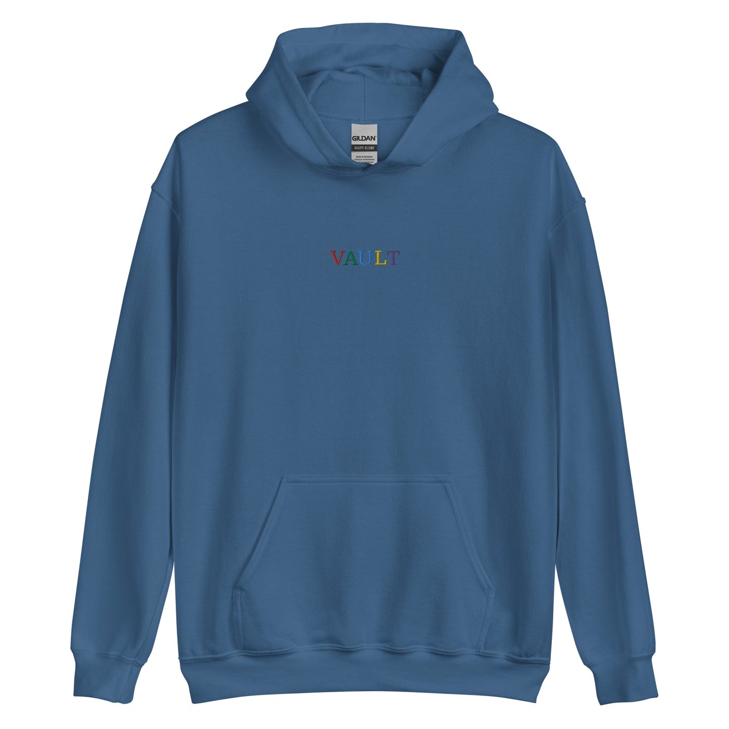 Vault Simple Embroidered Logo Hoodie - Multiple Colors - Vault Board Shop Vault