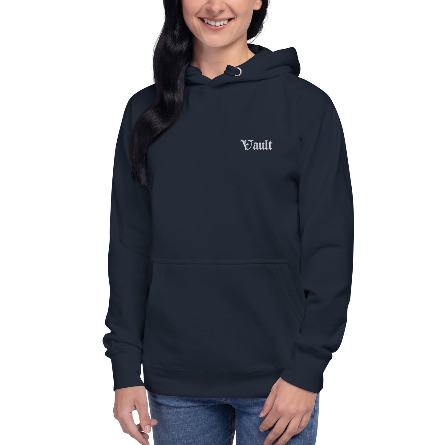 Vault Women's Old E Embroidered Hoodie - Multiple Colors - Vault Board Shop Vault Board Shop