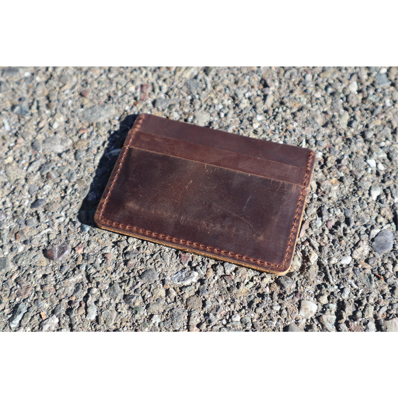 Vault OG Handmade Leather Card Wallet - Multiple Colors