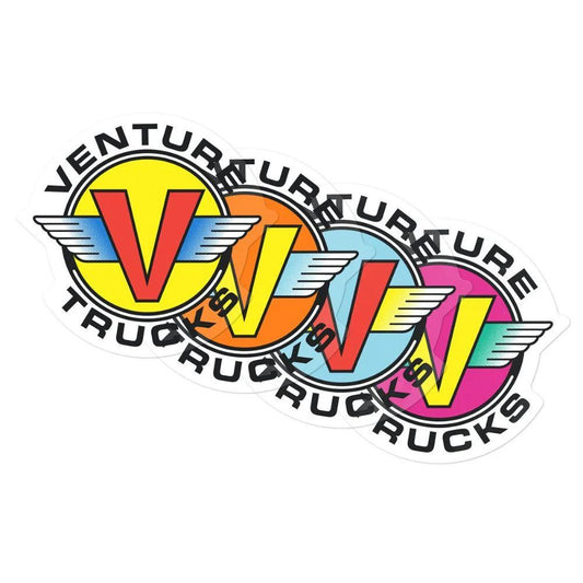 Venture Wings Diecut Sticker 3" - Vault Board Shop Venture