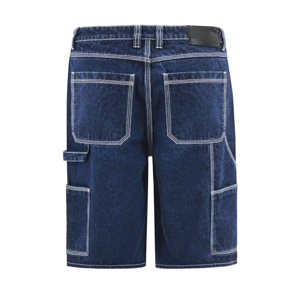 Victorious Baggy Fit Carpenter Denim Shorts - Indigo - Vault Board Shop Victorious