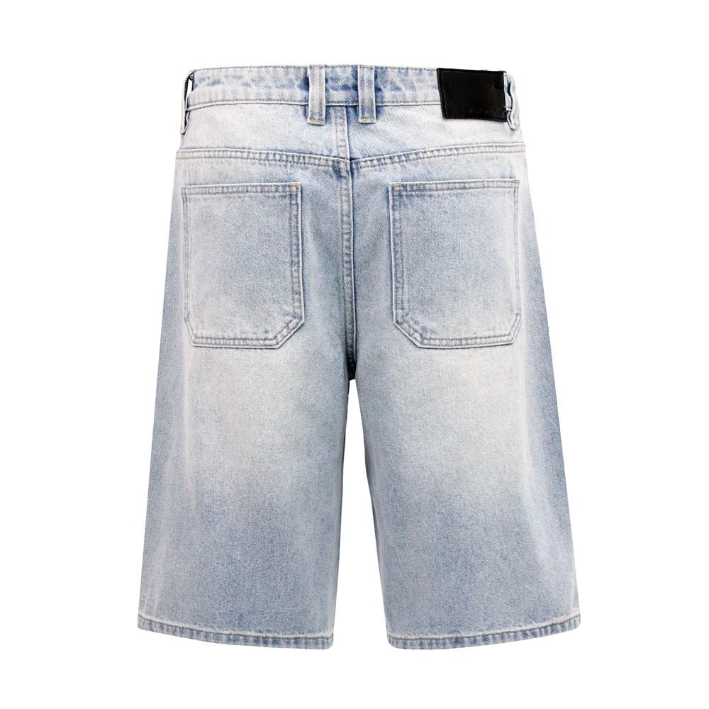 Victorious Baggy Fit Carpenter Denim Shorts - Light Indigo - Vault Board Shop Victorious