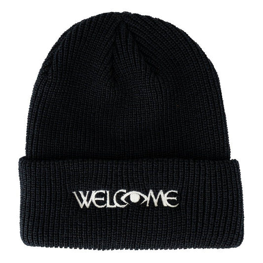 Welcome Omniscient Beanie - Black - Vault Board Shop Welcome