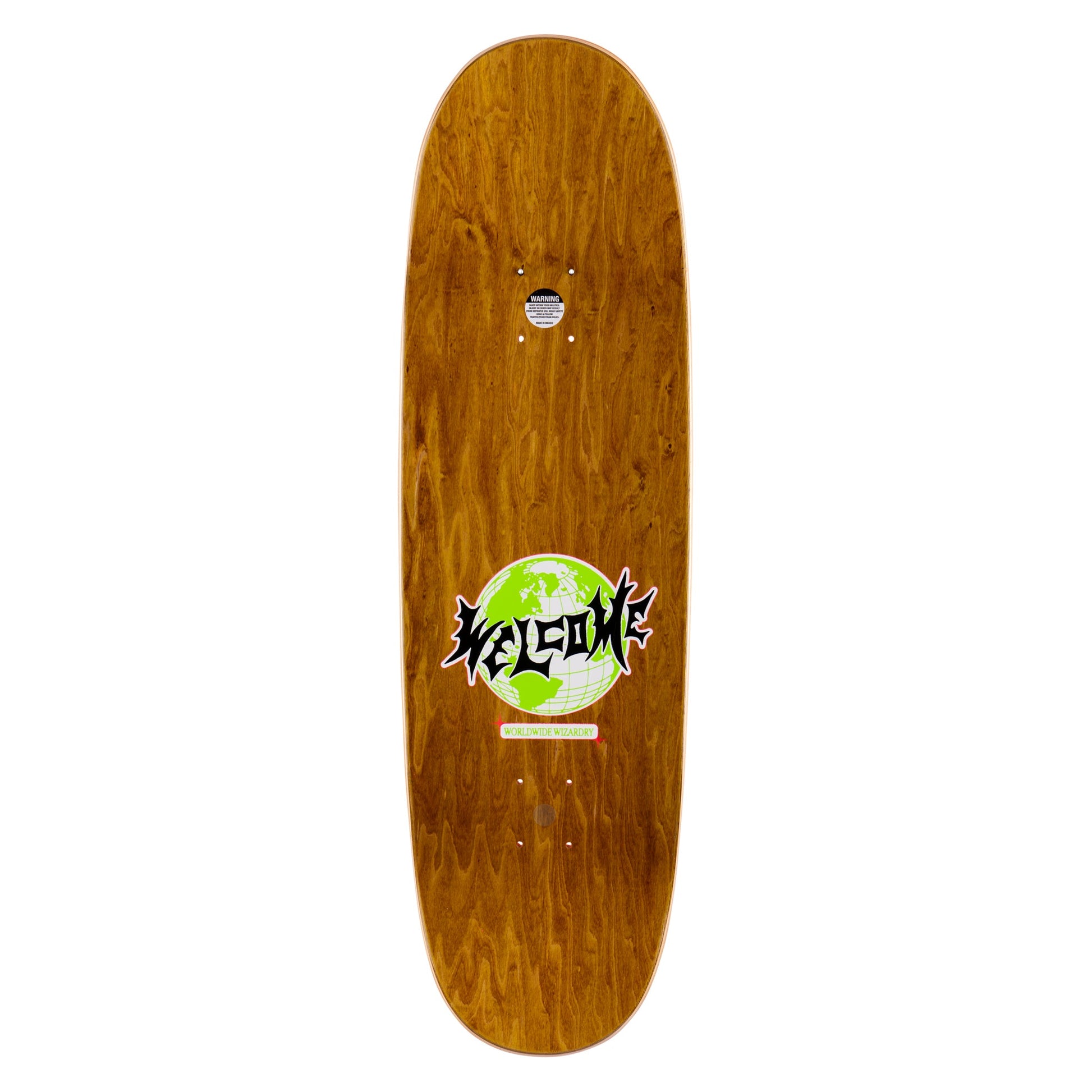 Welcome Sloth on Boline 2.0 Neon Pink Deck - 9.5" - Vault Board Shop Welcome
