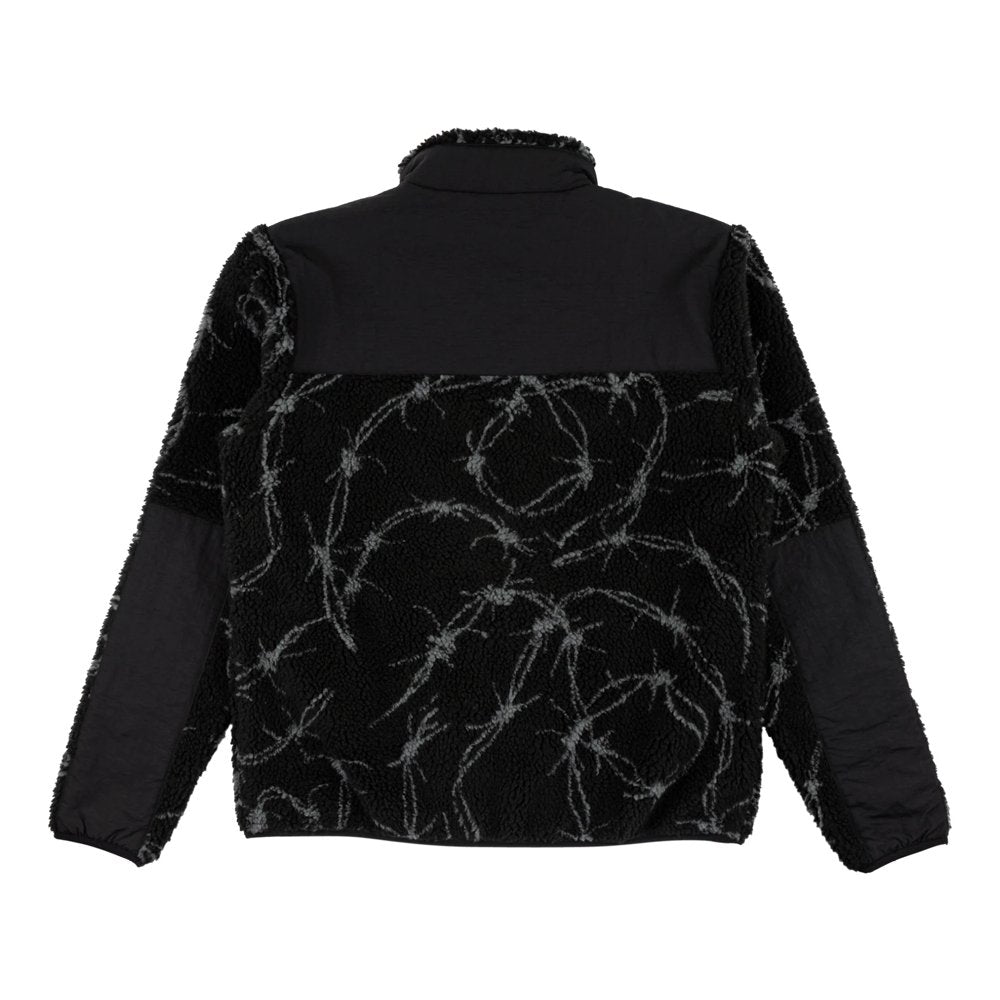 Welcome Wire Full - Zip Sherpa Fleece - Black - Vault Board Shop Welcome