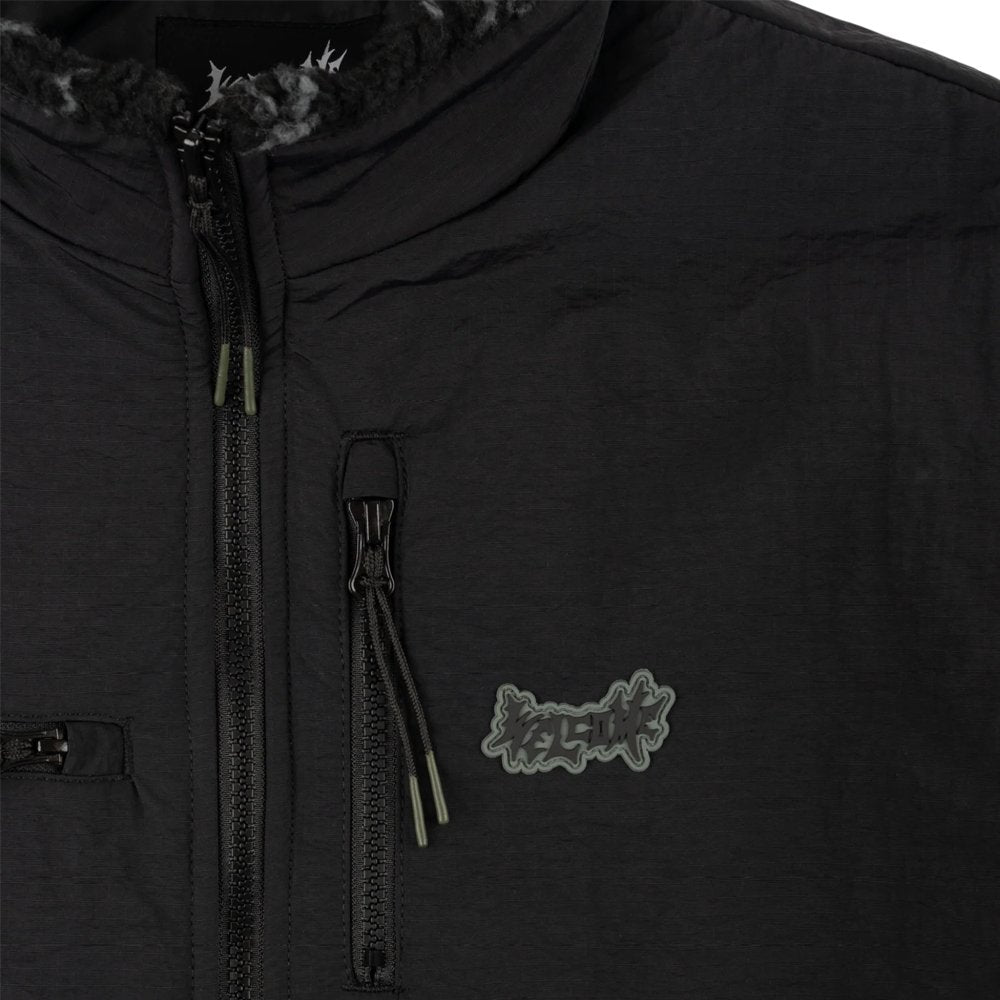 Welcome Wire Full - Zip Sherpa Fleece - Black - Vault Board Shop Welcome