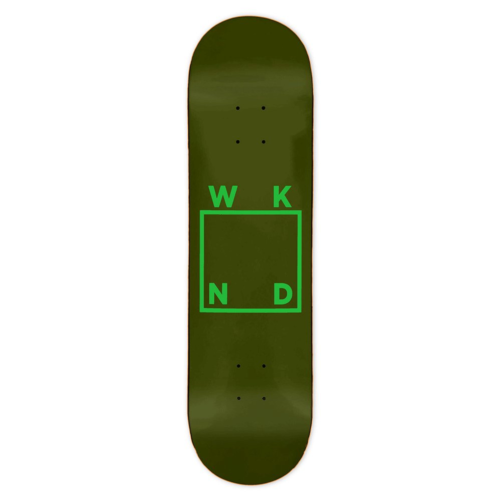 WKND Logo Deck Army Green - 8.25" - Vault Board Shop WKND