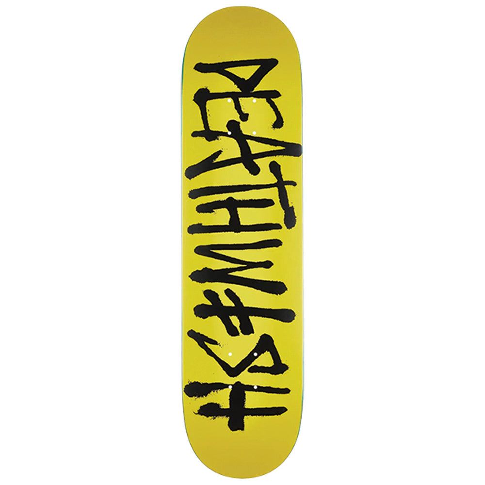 Deathwish Deathspray Deck Yellow/Black - 8.0"