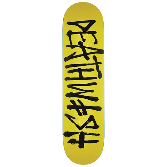 Deathwish Deathspray Deck Yellow/Black - 8.0"