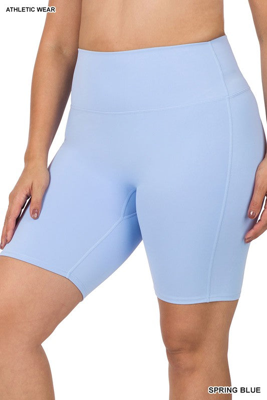 Athletic High Rise Biker Shorts - Multiple Colors