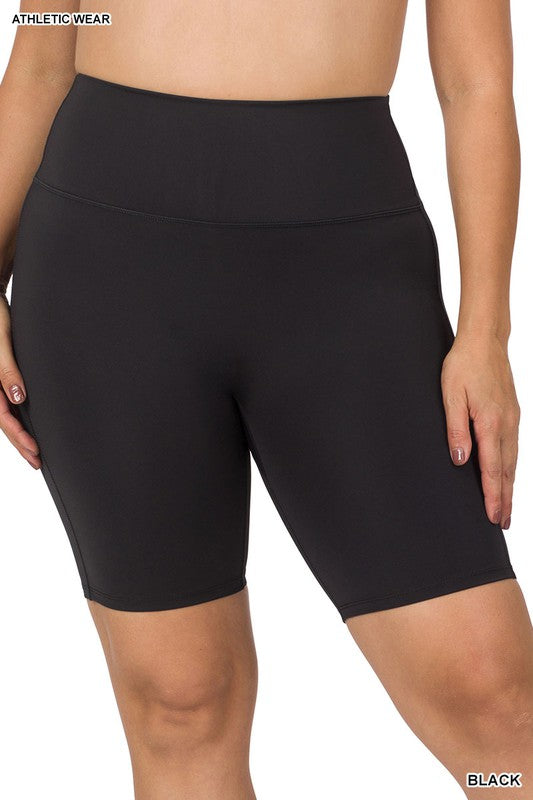 Athletic High Rise Biker Shorts - Multiple Colors