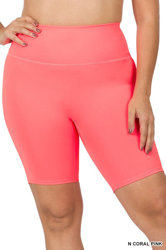 Athletic High Rise Biker Shorts - Multiple Colors