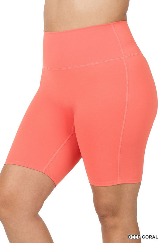 Athletic High Rise Biker Shorts - Multiple Colors