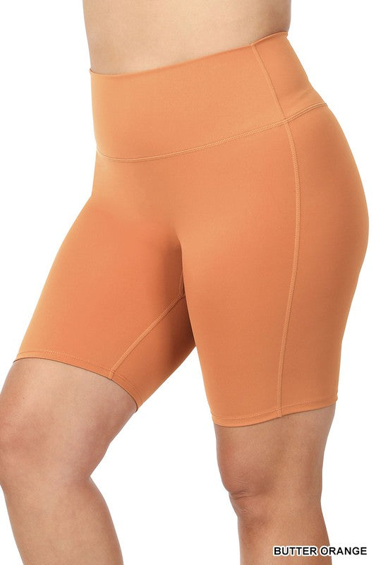 Athletic High Rise Biker Shorts - Multiple Colors