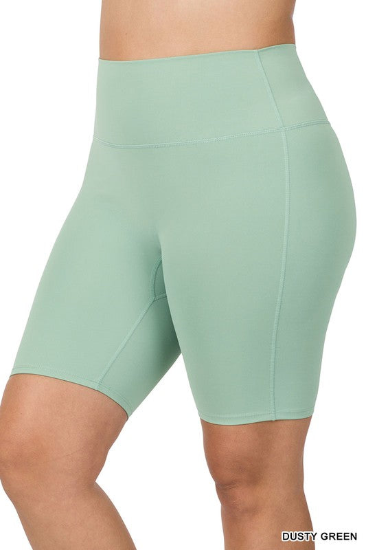 Athletic High Rise Biker Shorts - Multiple Colors