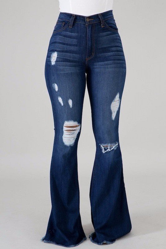 Women's Skylar Flare Jean - Dark Wash
