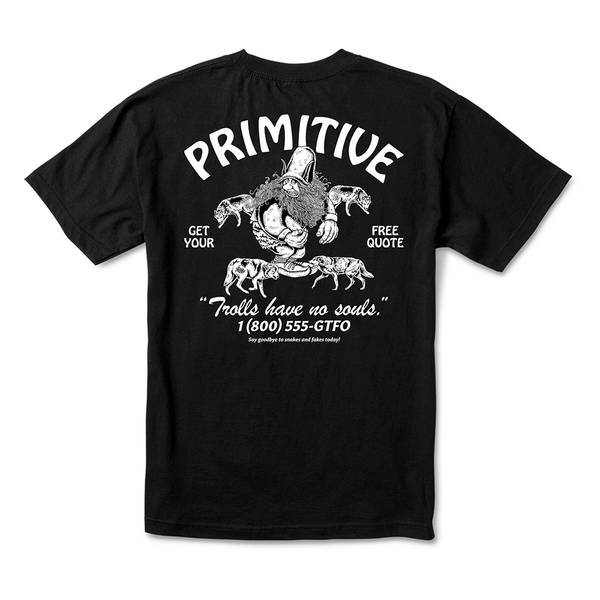 Primitive Goodbye Pocket Tee - Black