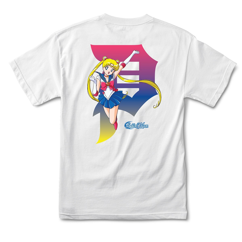 Primitive Sailor Moon Tee - White