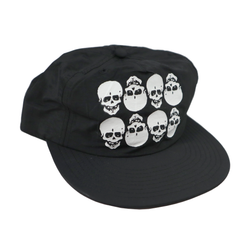 Destroyers Customs 8 Skulls Hat - White/ Black