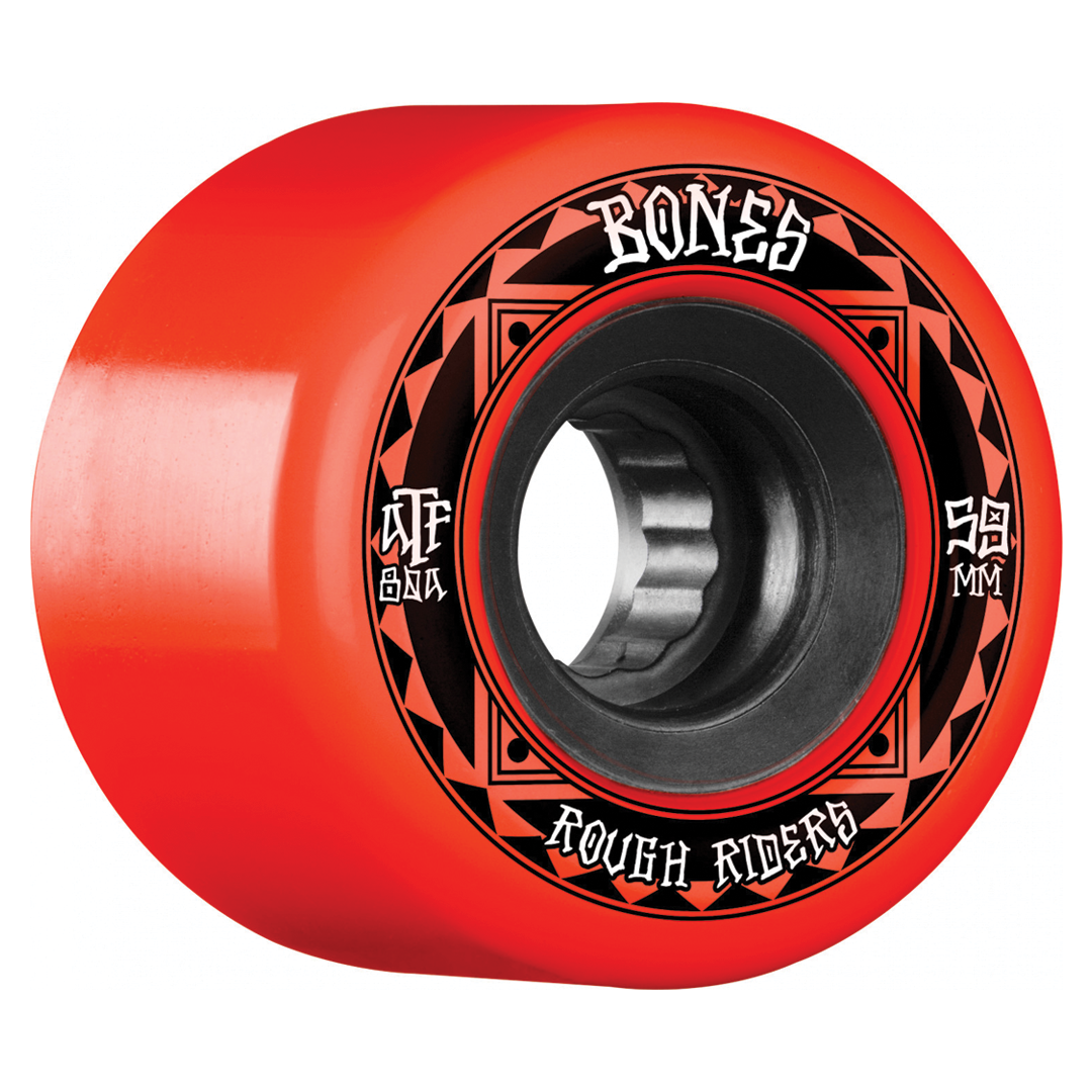 Bones Rough Rider Runners Red - 59mm