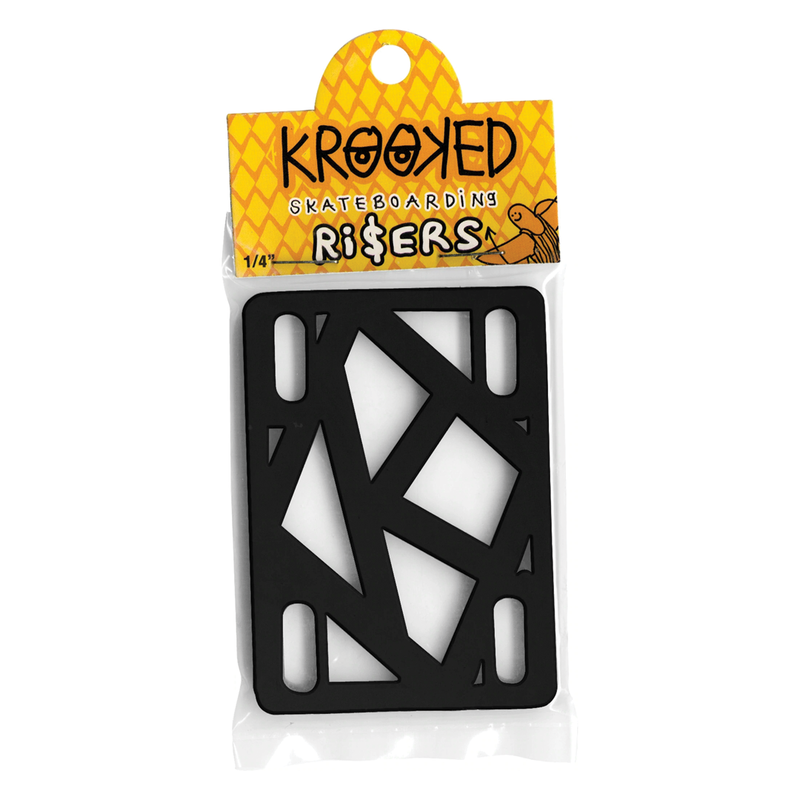 Krooked Risers Black - 1/4"