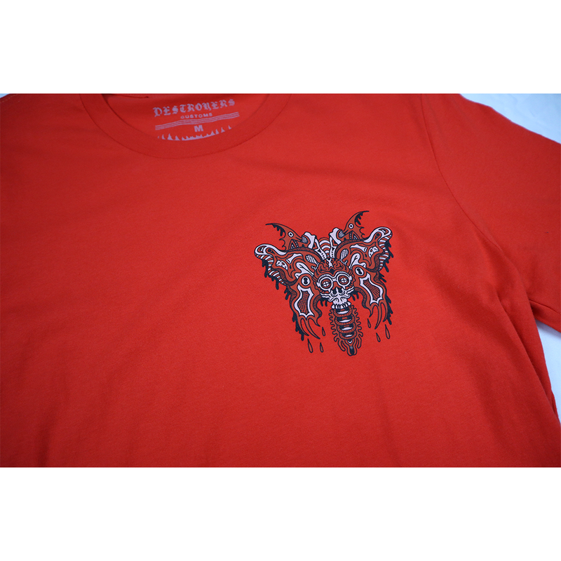 Destroyers Customs Butterfly Tee - Red