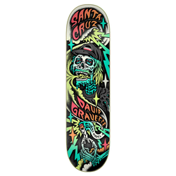 Santa Cruz Gravette Hippie Skull SC Pro Deck - 8.3"