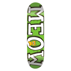 Meow Logo Mini Deck Green - 7.5"