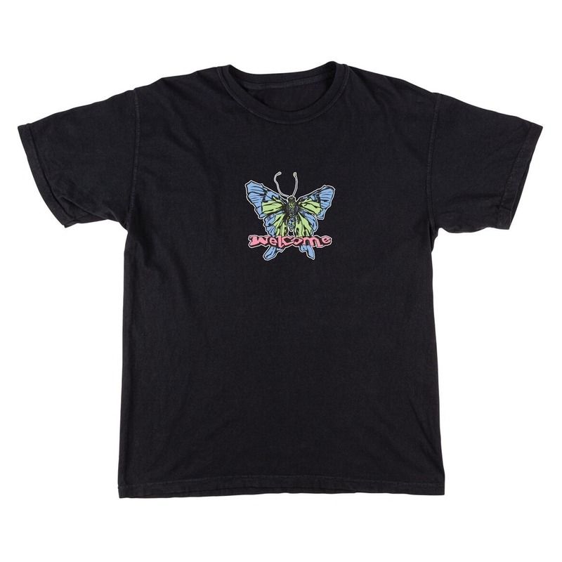 Welcome Butterfly Tee - Black
