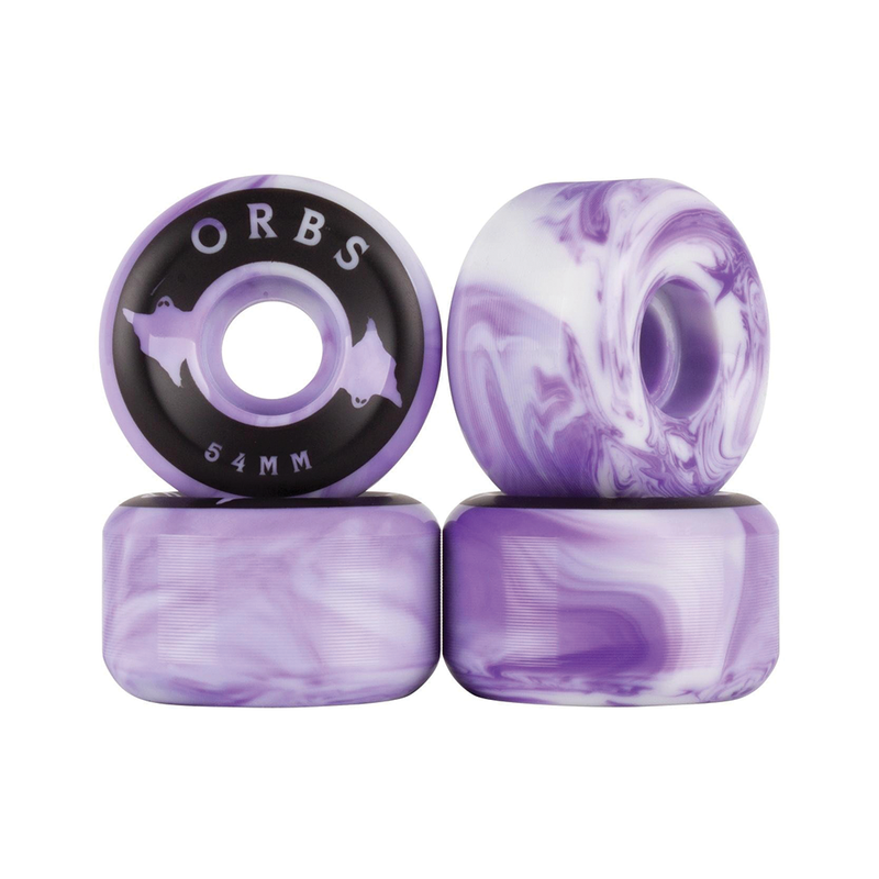 Welcome Orbs Specters Wheels Purple/White Swirl - 54mm
