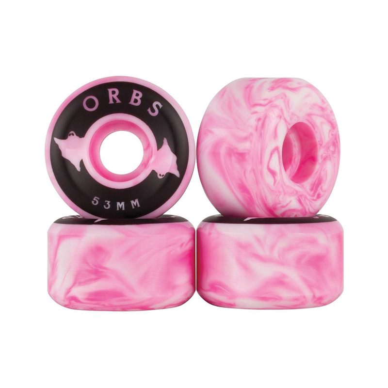 Welcome Orbs Specters Wheels Pink/White Swirl - 53mm