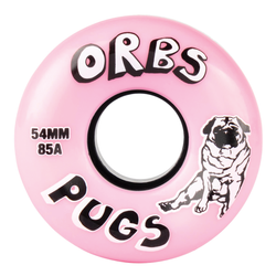 Welcome Orbs Pugs Wheels 85a Pink - 54mm